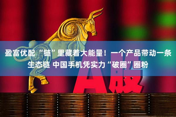 盈富优配 “链”里藏着大能量！一个产品带动一条生态链 中国手机凭实力“破圈”圈粉